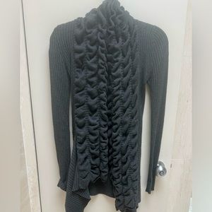 Romeo and Juliet Couture long grey sweater. Size small
